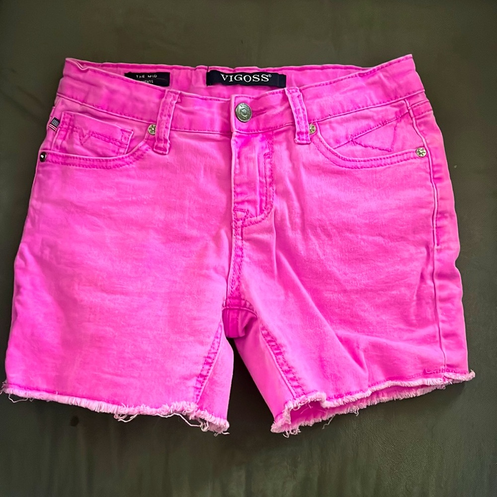 VIGOSS GIRLS DENIM SHORTS : SIZE 12